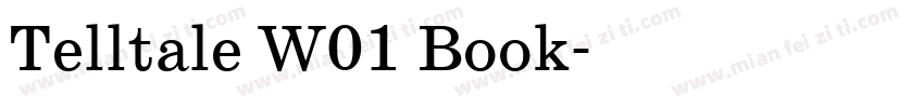 Telltale W01 Book字体转换